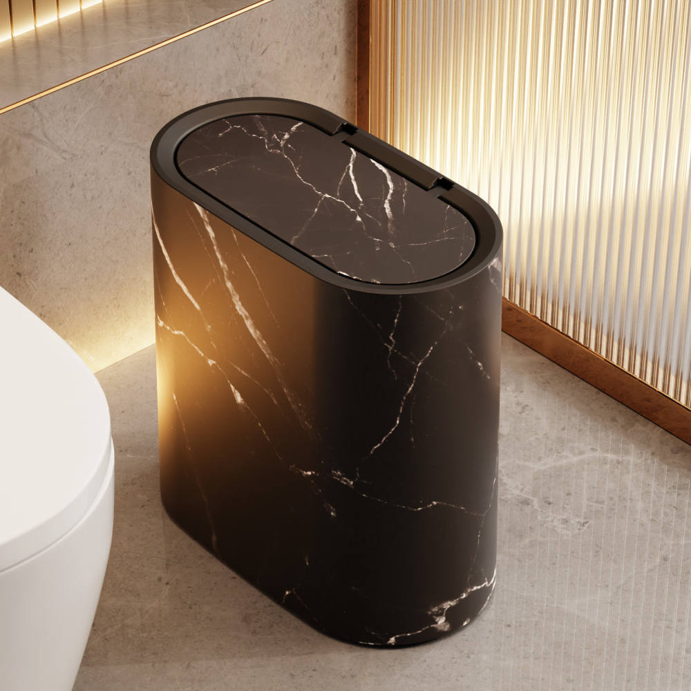 Minimalist Slim Trash Can Narr - огляд і ціна Home Essentials Bathroom Storage