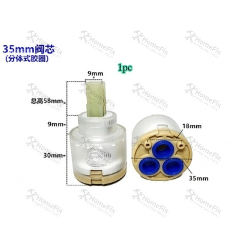 1Pcs Ceramic Valve Core 28mm 3 - огляд і ціна Basin Mixer Tap