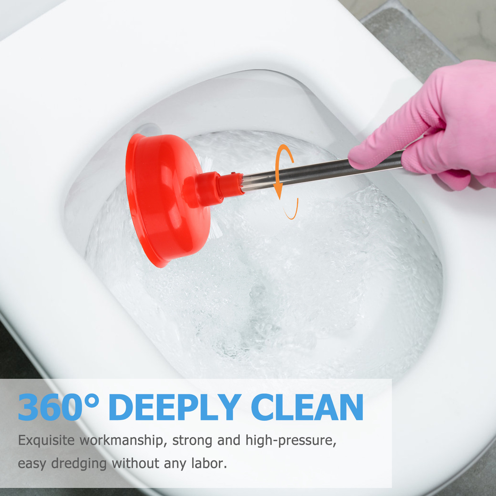 Efficient Long Handle Toilet P - огляд і ціна Plunger Toilet