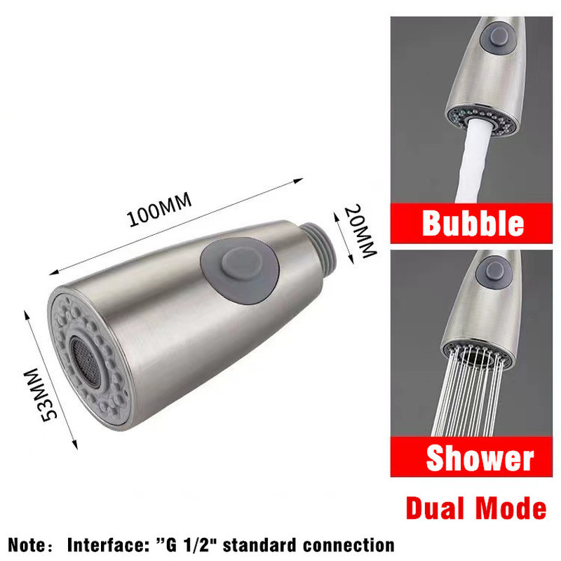 2 Mode Kitchen Pull Out Faucet - огляд і ціна Basin Mixer Tap