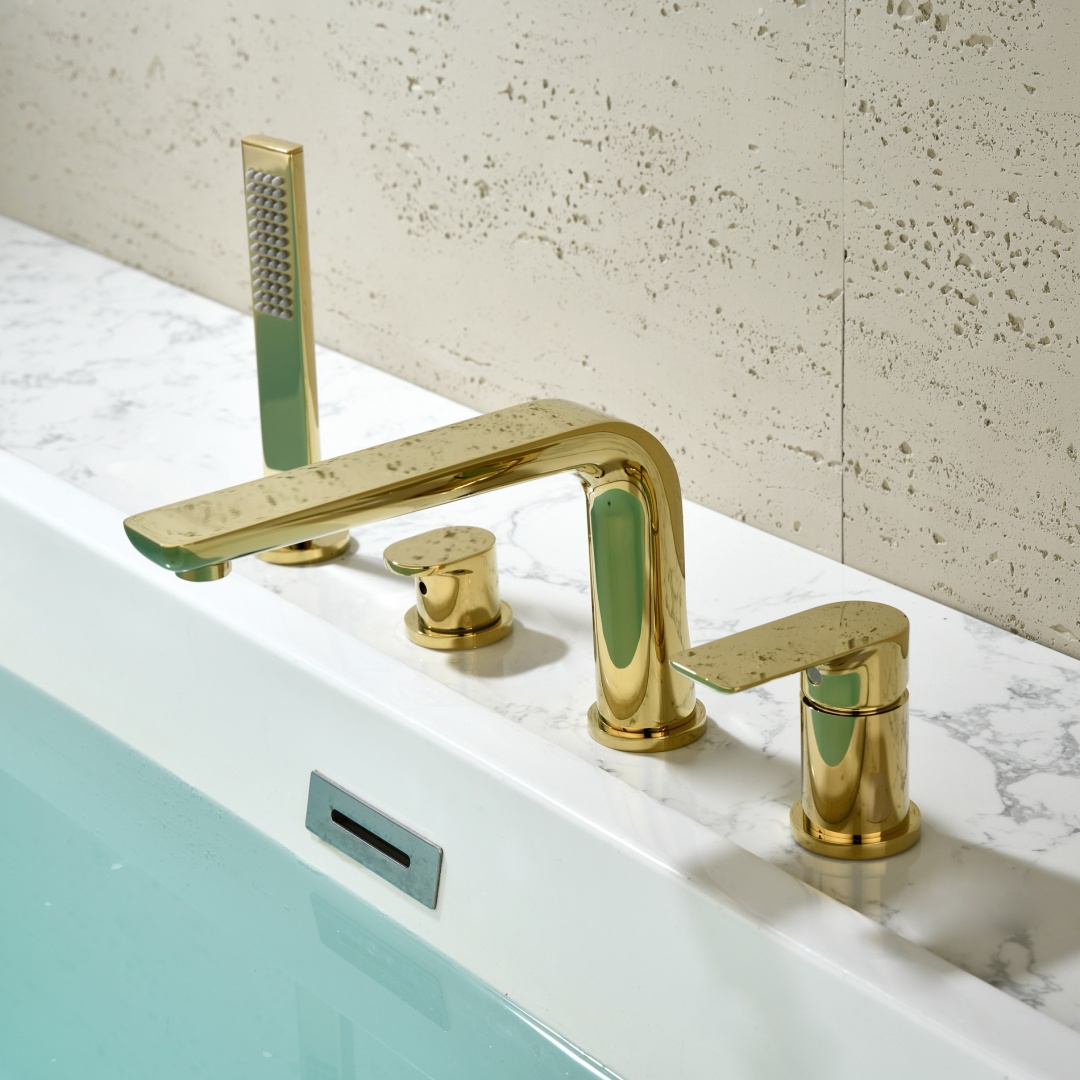 Rose Gold Bathtub Faucet Wides - огляд і ціна Basin Mixer Tap